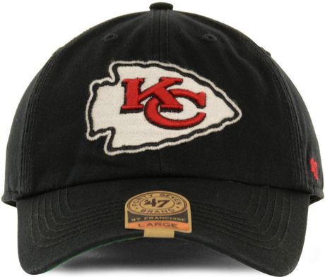 47 Brand Kansas City Chiefs Franchise Hat In Black For Men