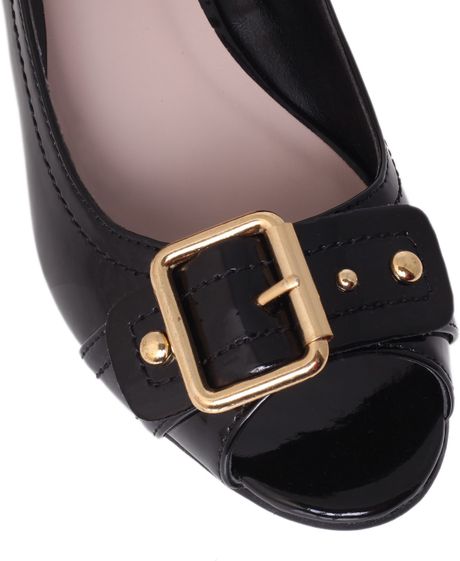 miss kg black court shoes