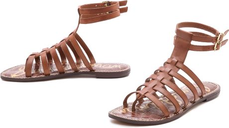 sam edelman brown gladiator sandals