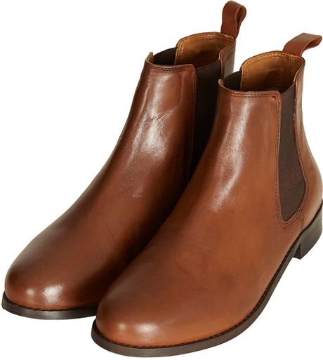 topshop suede chelsea boots