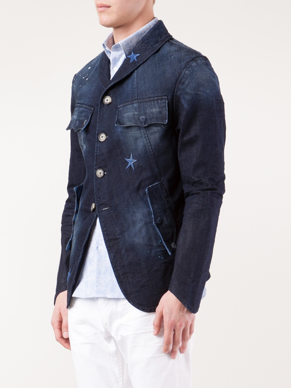 Get Embroidered Denim Jacket Mens Ideas for You
