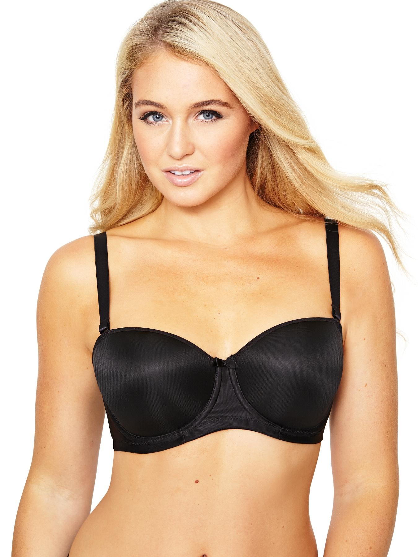 Elomi Elomi Smoothing Strapless Bra in Black | Lyst