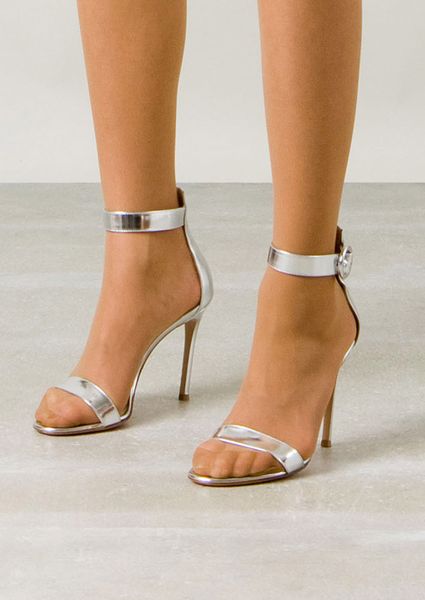 gianvito rossi silver sandals