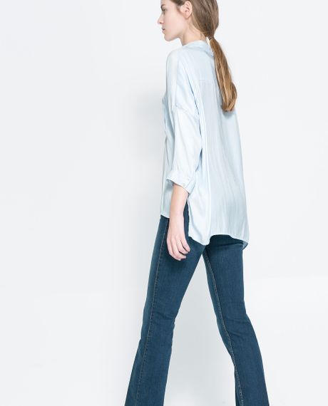 zara bootcut trousers