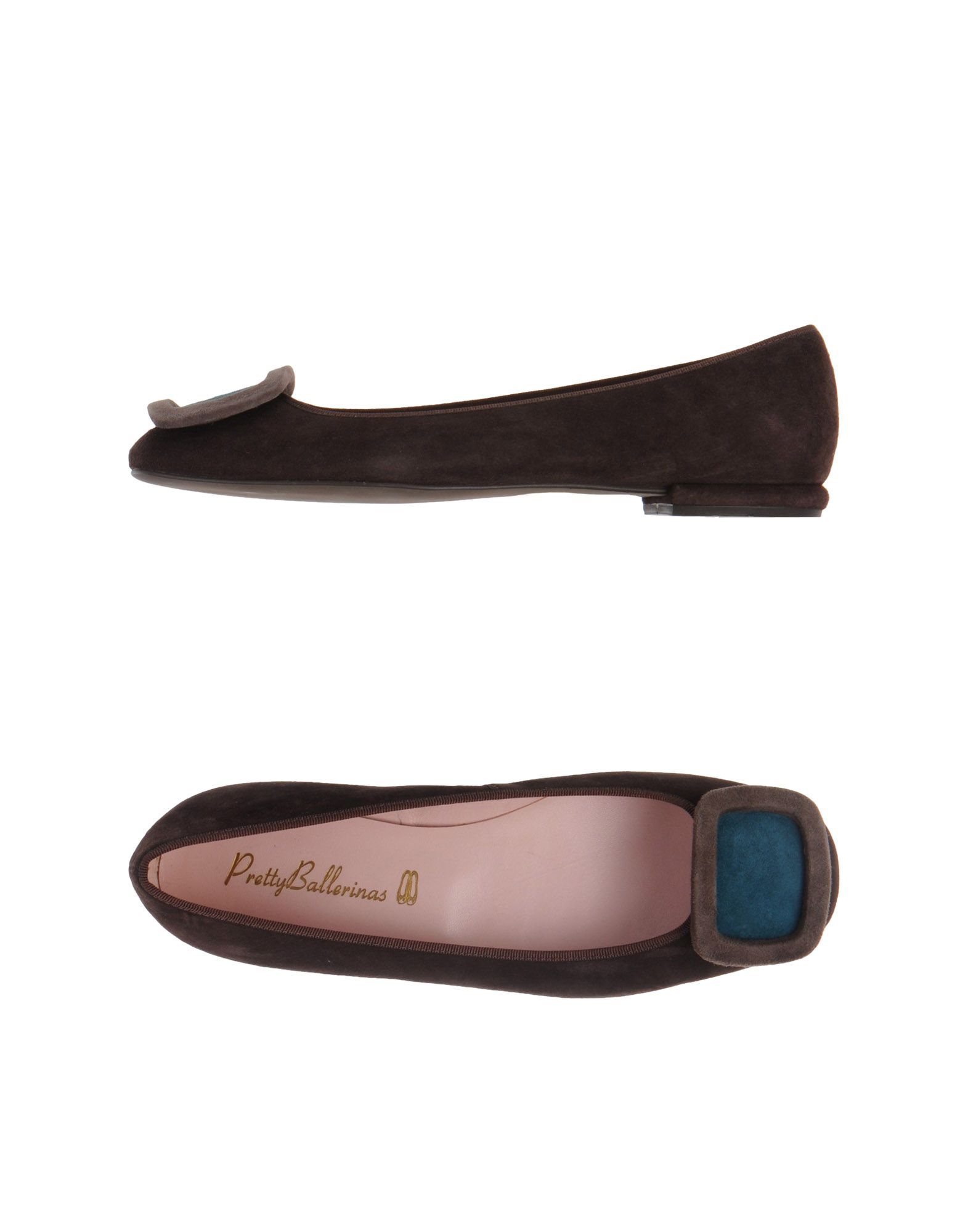 dark brown ballerina flats