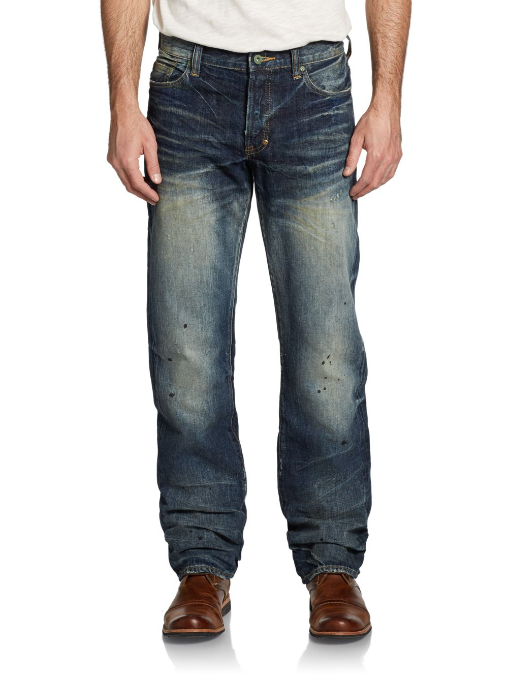 Prps Ice Blue Straight Leg Jeans in Blue for Men (medium blue) Lyst