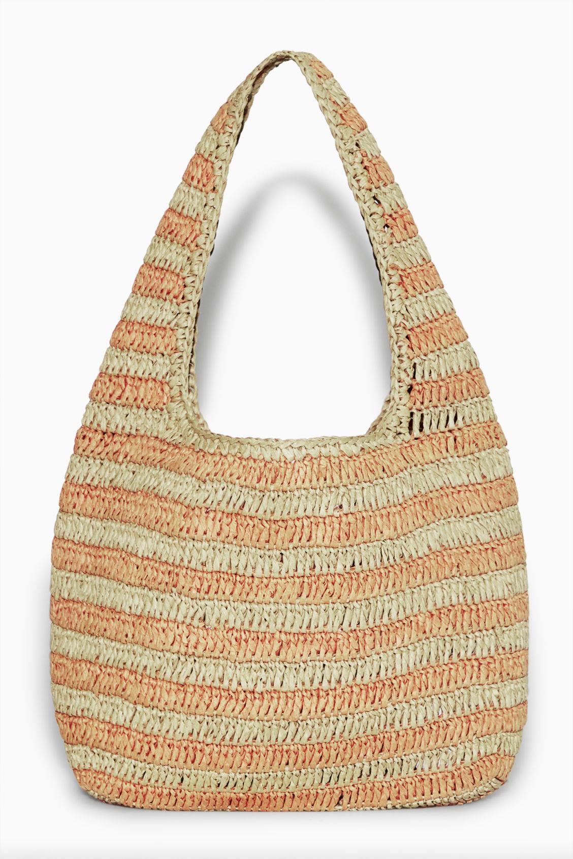 COS Mini Raffia Shoulder Bag In Natural For Men Lyst