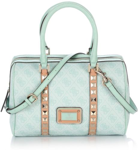 guess logo satchel handbags