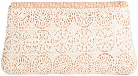 Modcloth Sand Dollar Delight Clutch in Beige (Cream) - Lyst