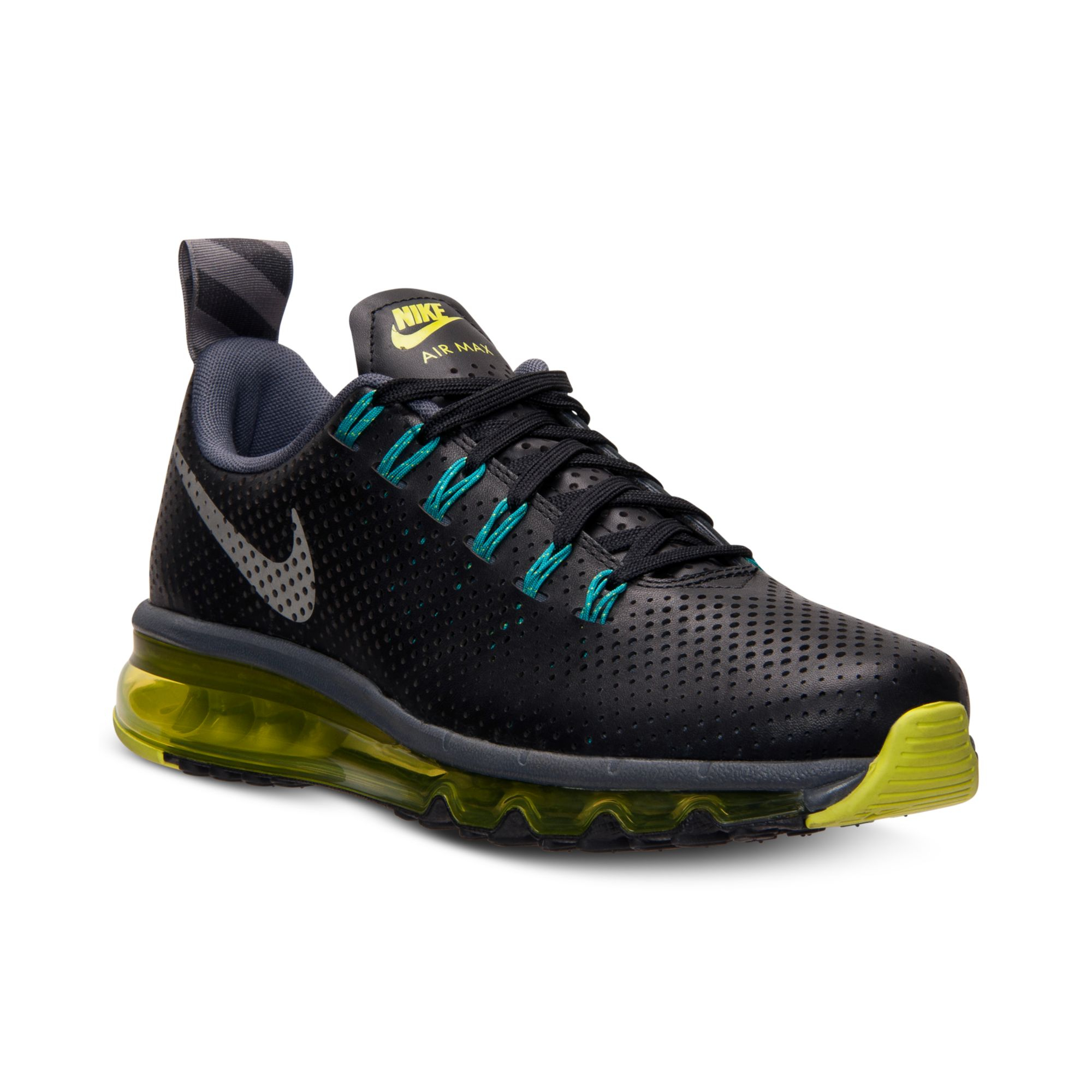 Nike Mens Air Max Motion Running Sneakers From Finish Line in Black for