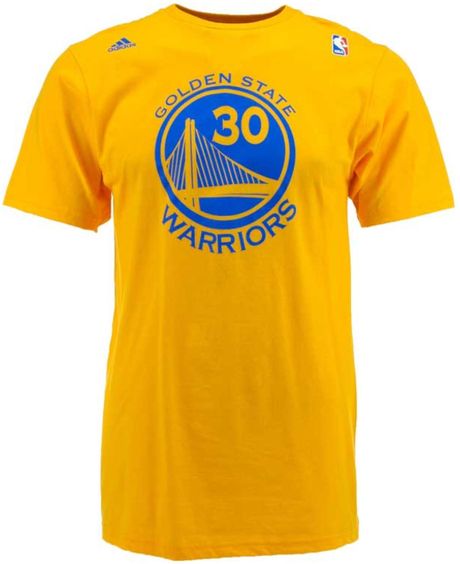 Golden State Warriors Stephen Curry Player TShirt in Gold for Men  Golden State Warriors Stephen Curry Player TShirt in Gold for Men