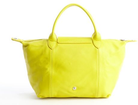 longchamp le pliage large yellow