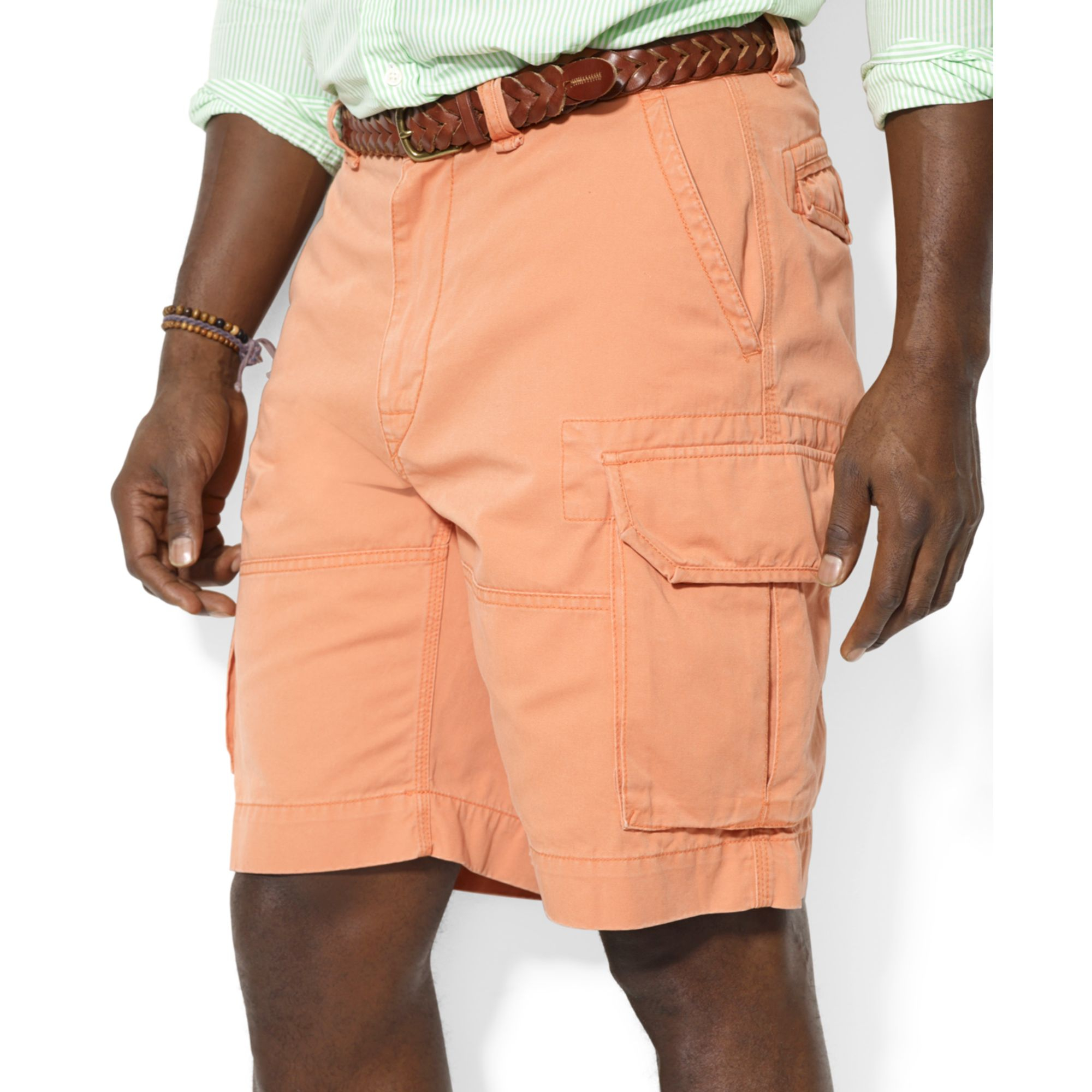 Polo Ralph Lauren Polo Big and Tall Gellar Cargo Shorts in Orange for Men (True Orange) | Lyst