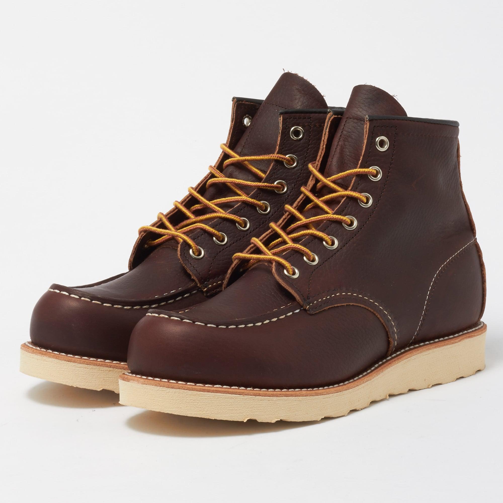 Red Wing Leather Classic Moc Toe Brown Boots For Men Save 47 Lyst