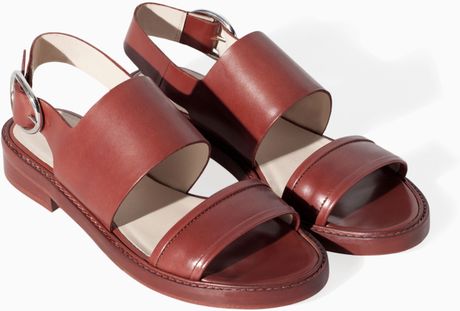 zara red flats