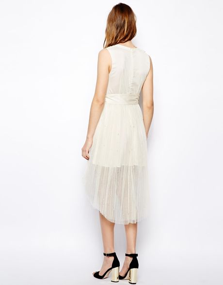 robe a sequin beige