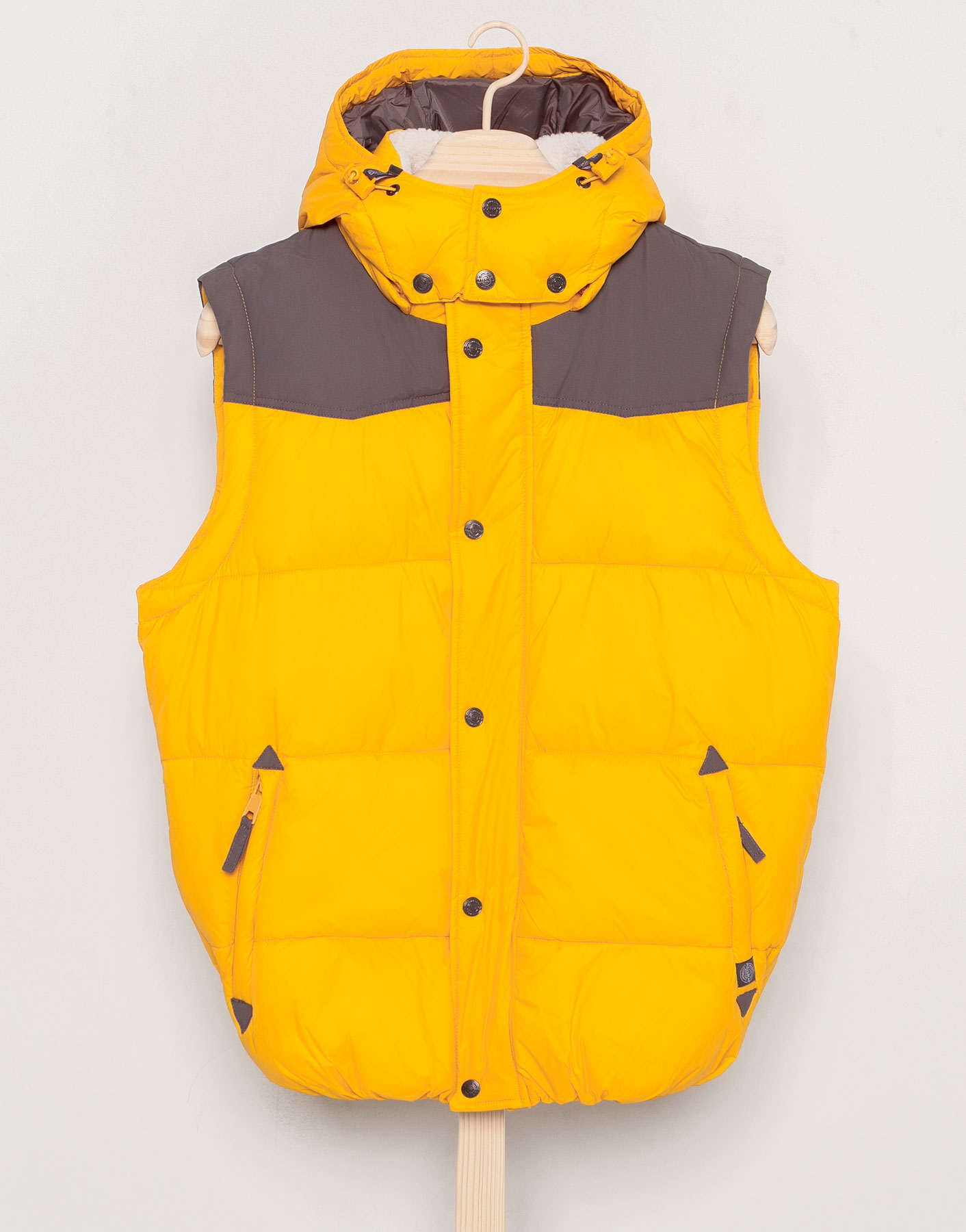 Pull&bear Quilted Waistcoat in Yellow for Men (MUSTARD) Lyst