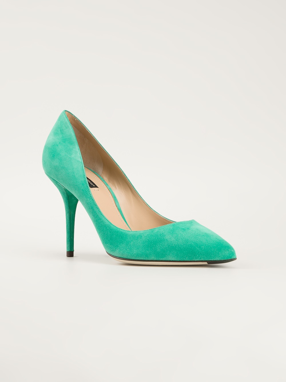 green dolce and gabbana heels