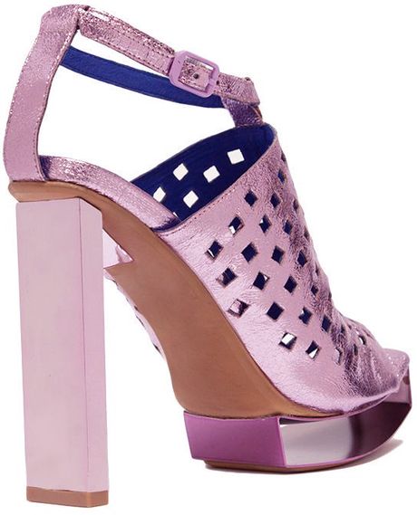 Jeffrey Campbell Lucero Heel in Pink (PINK METALLIC) | Lyst