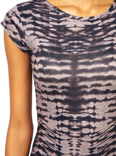 Ax Paris Animal Print Midi Dress in Black | Lyst