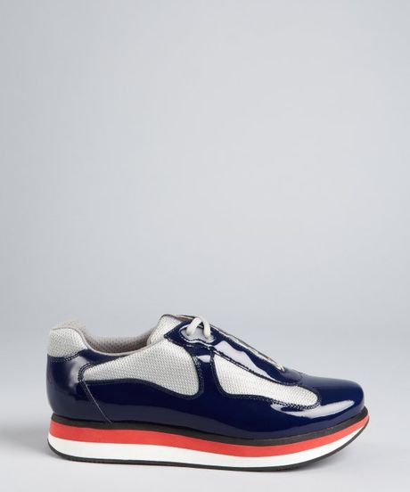 prada panelled low top sneakers