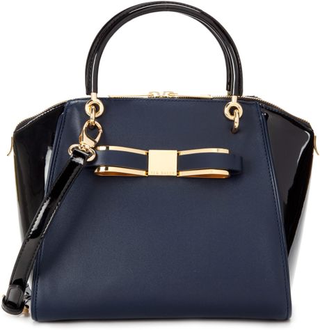 ted baker blue tote bag