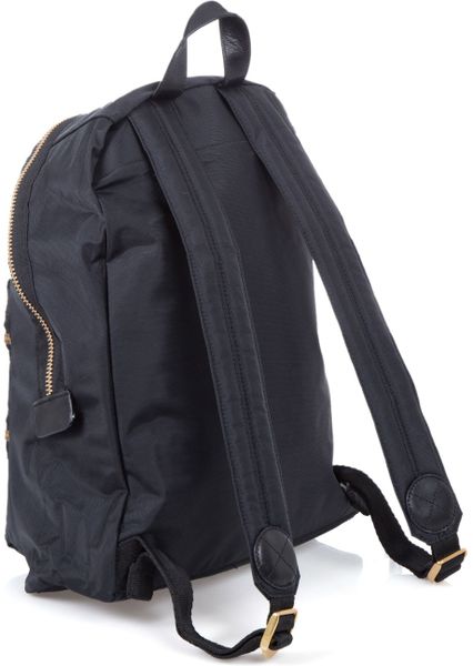 mens black nylon backpack