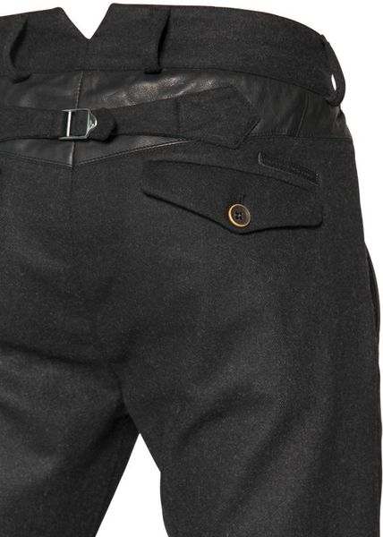 black and gold trousers