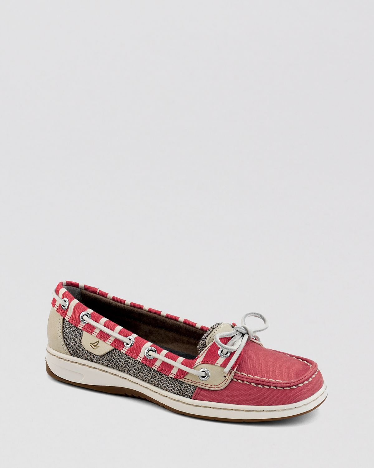 Sperry Topsider Boat Shoes Anglefish Bretton Stripe in Red Lyst