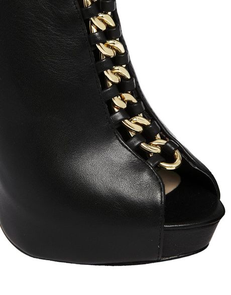 aldo black platform heels