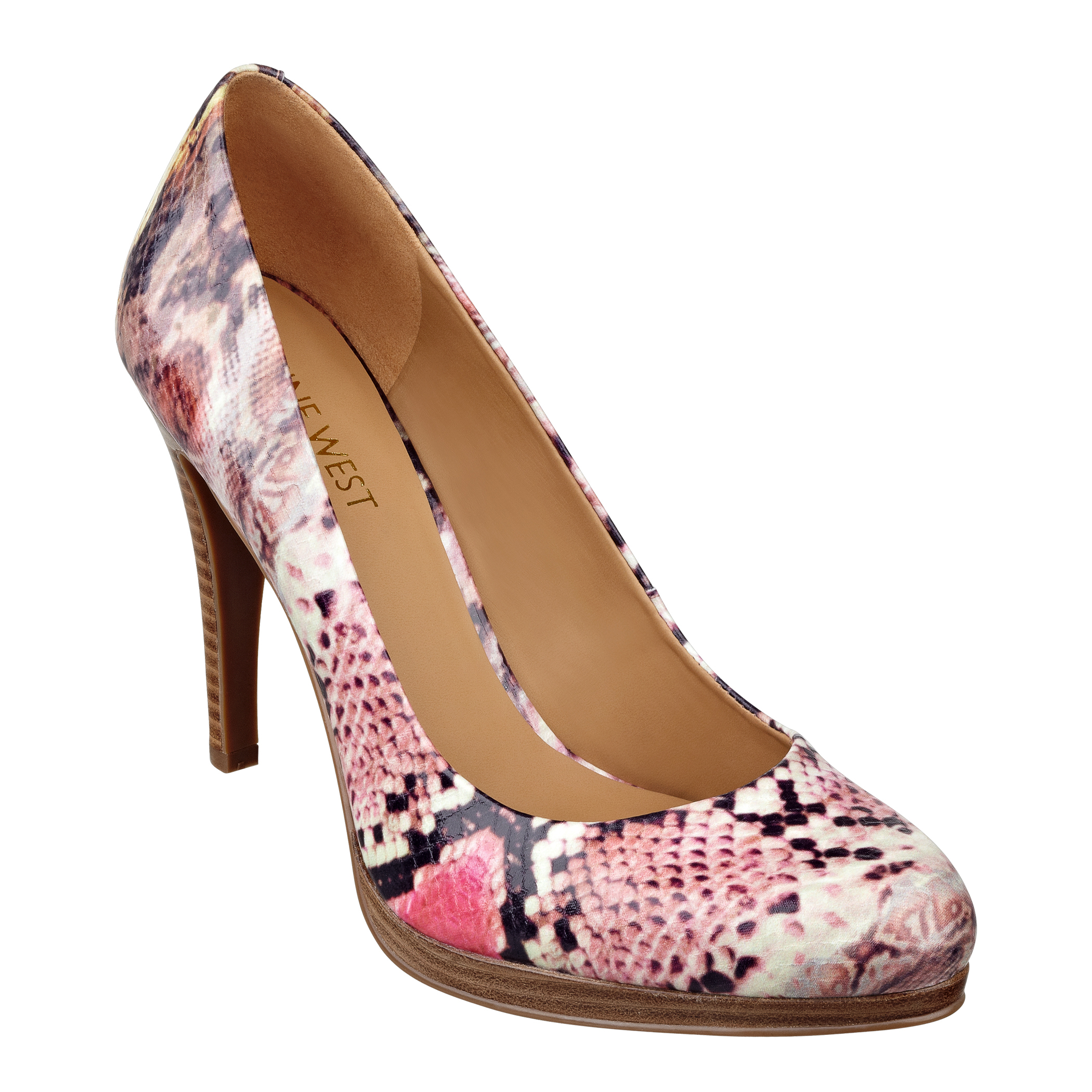 Nine West Regola Platform Heels in Multicolor (PINK MULTI SYNTHETIC) Lyst