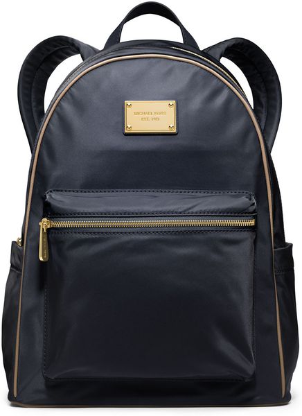Michael Michael Kors Jet Set Nylon Large Backpack in Black