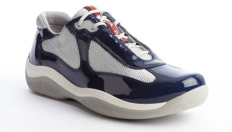 prada patent trainers