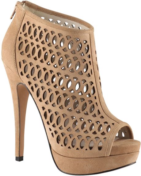 aldo peep toe flats