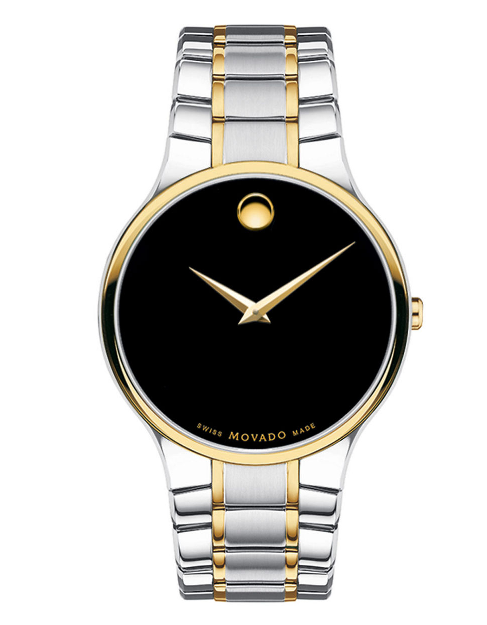 Movado Mens Serio Two Tone Watch in Silver for Men (Black) Lyst