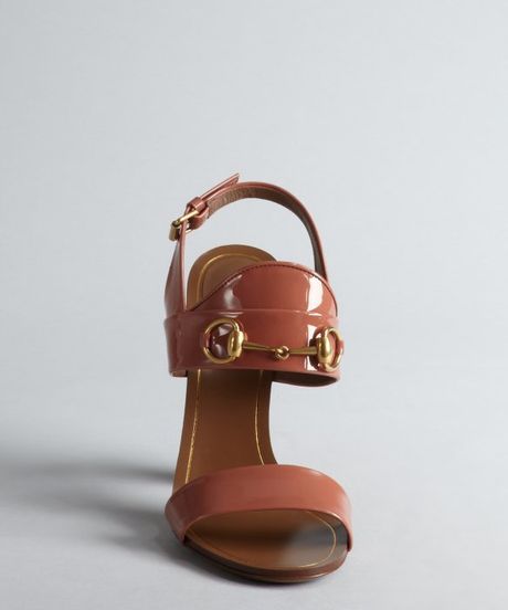 gucci horsebit block heel sandals