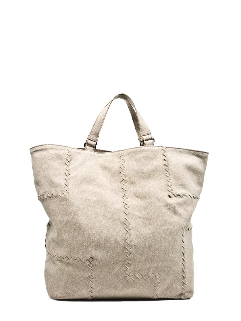 Bottega Linen Men Bag in Beige for Men (White) Lyst