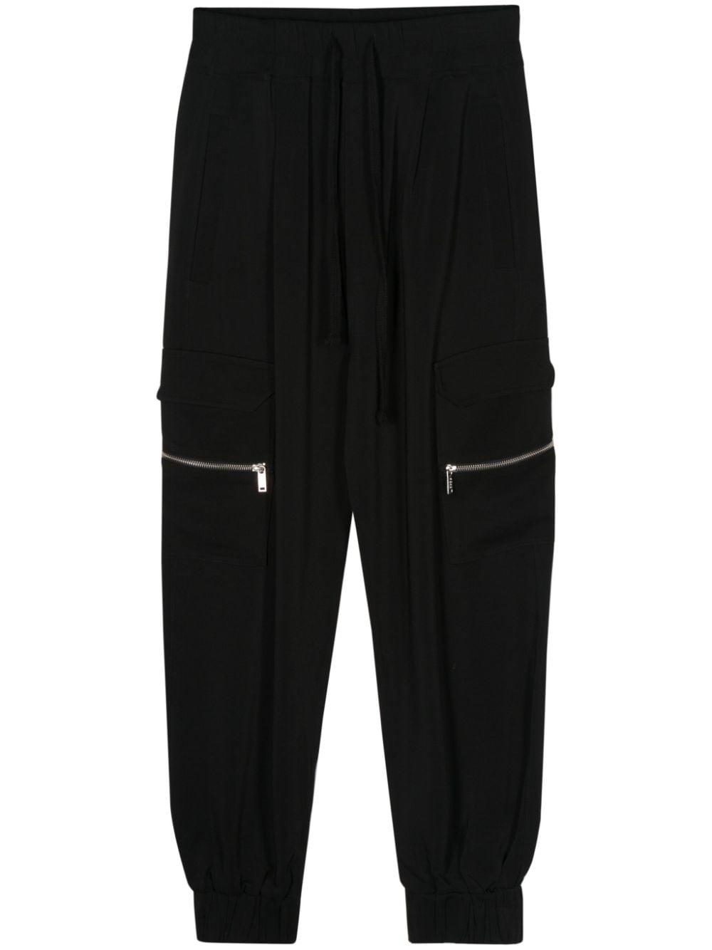 Thom Krom Tapered Cargo Pants In Black Lyst