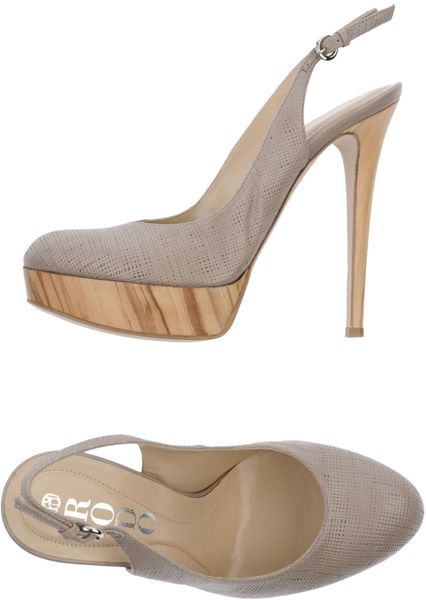 slingback beige