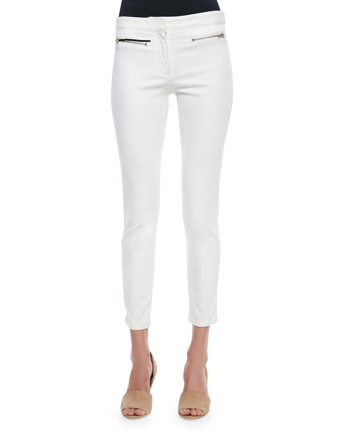 veronica beard white jeans