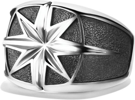 yurman signet maritime ring david north silver star