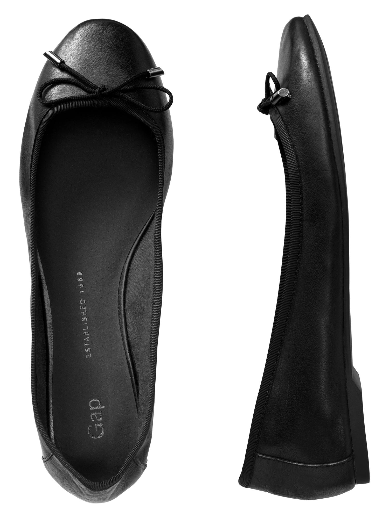 classic black flats