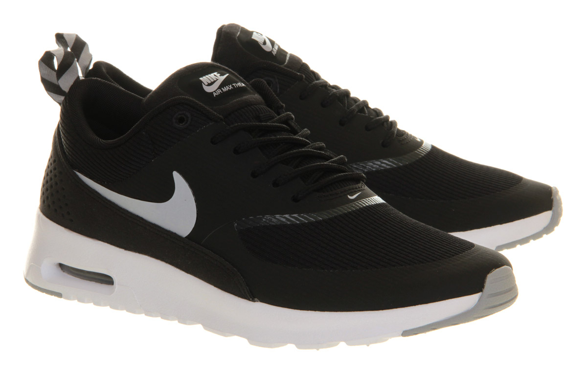 NIKE Black Air Max Thea Trainers