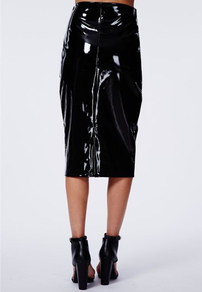 Black pvc midi skirt Take over the lethal sheen look in this pvc skater midi. Simple and easy to make any outfit stand out. Simply team with a crop top, layers of jewellery and shoe shopnow-ahoqsxpv.ga: $