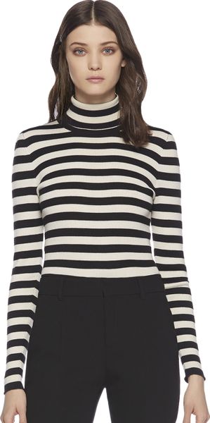 Black and white striped turtleneck Your shopping bag is currently empty. NEW; Womens. New; Monogram; Stripe Tees; The Turtleneck; The Classic; The Boyfriend; The Modern.