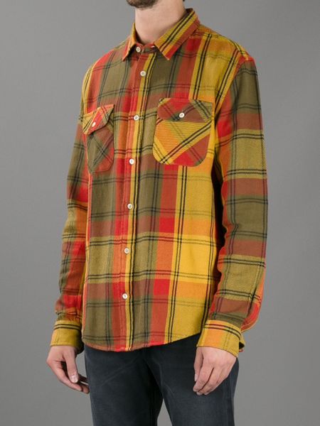 yellow lumberjack shirt wow