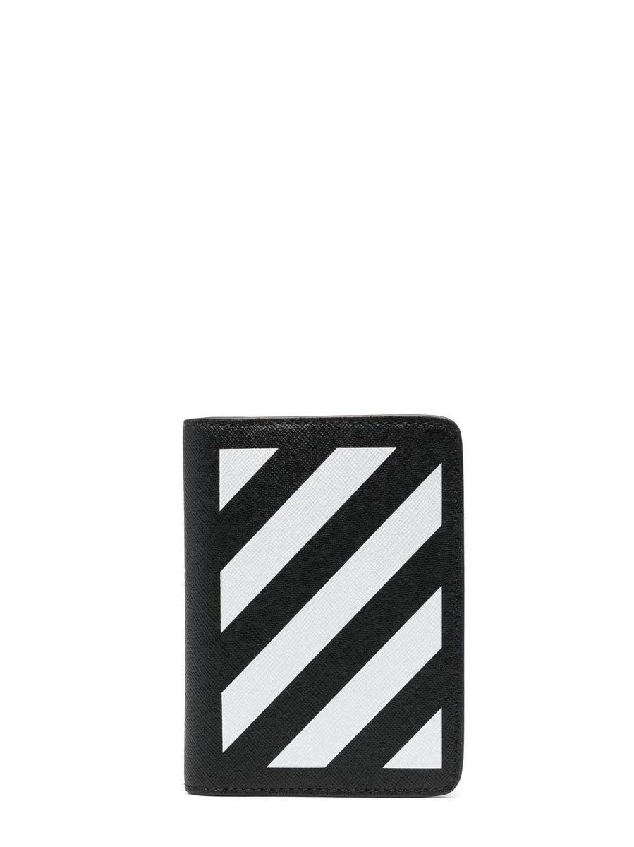 Off White C O Virgil Abloh Black Card Holder With Logo Print Lyst