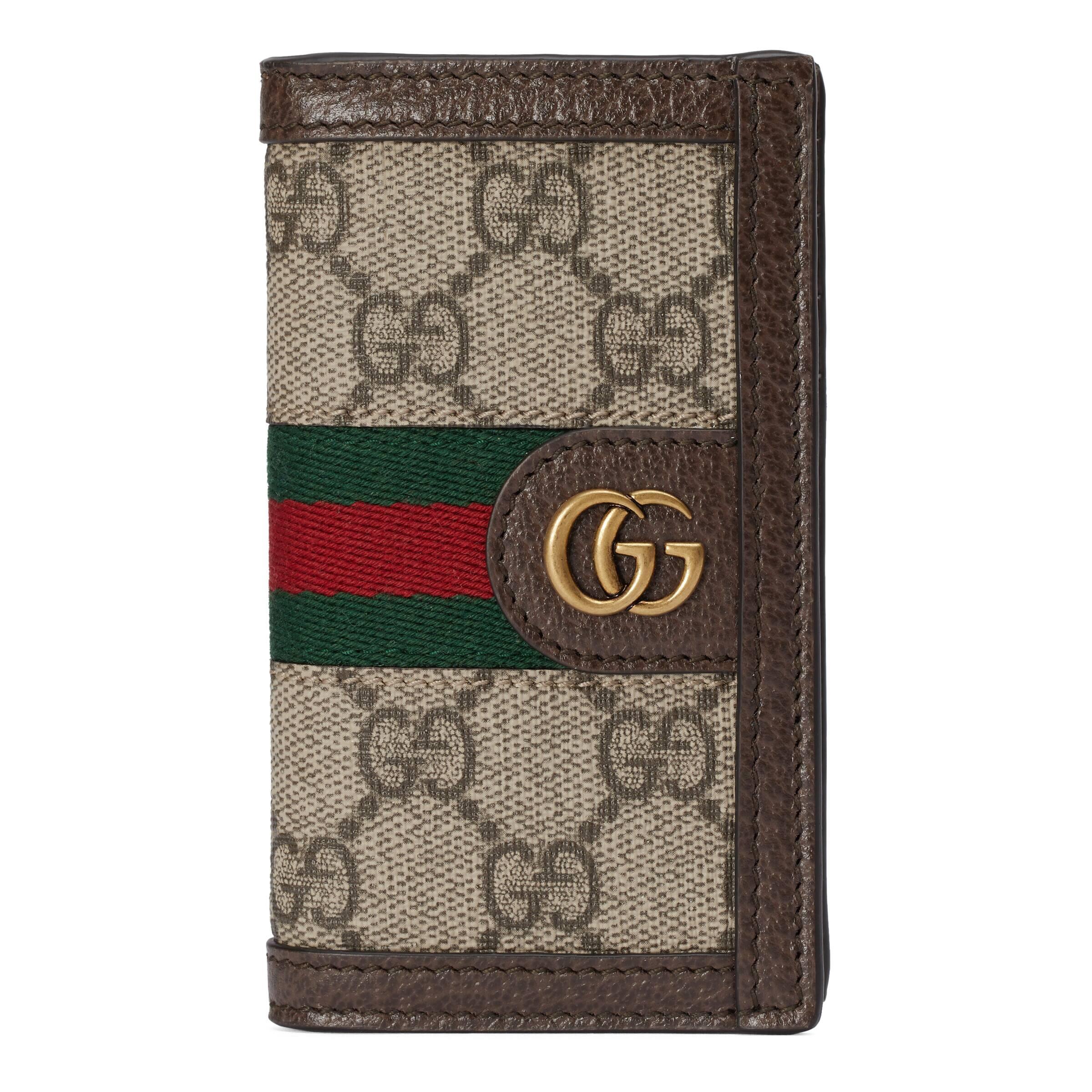 Gucci Ophidia Gg Card Case In Black For Men Lyst