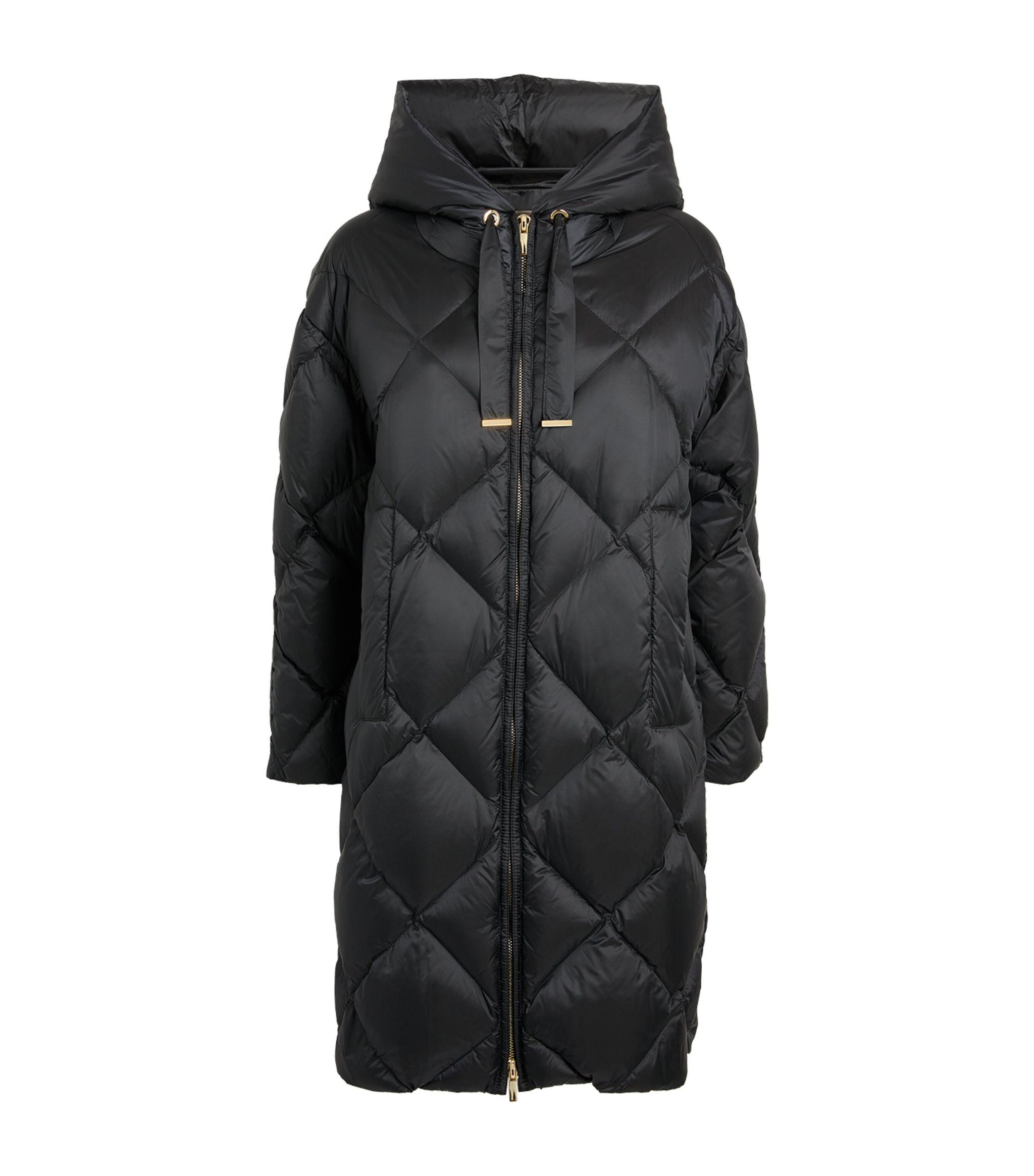 Max Mara Down Filled The Cube Coat In Black Lyst