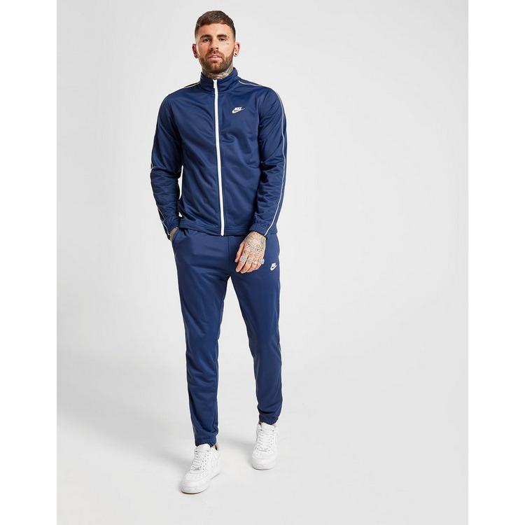 Nike Synthetic Poly Tracksuit In Blue White Blue For Men Lyst